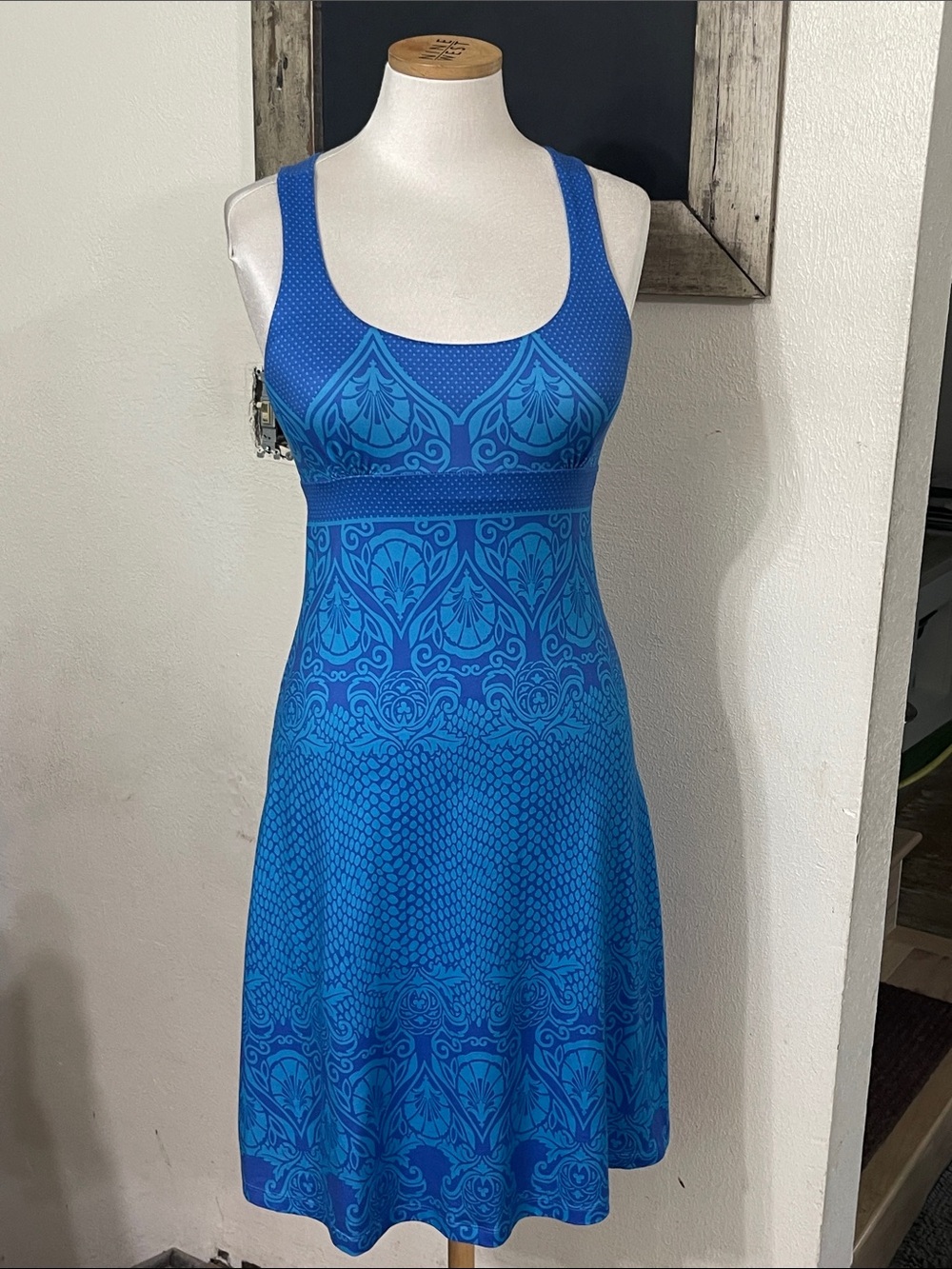 Prana Blue Tank Dress - Sz XS